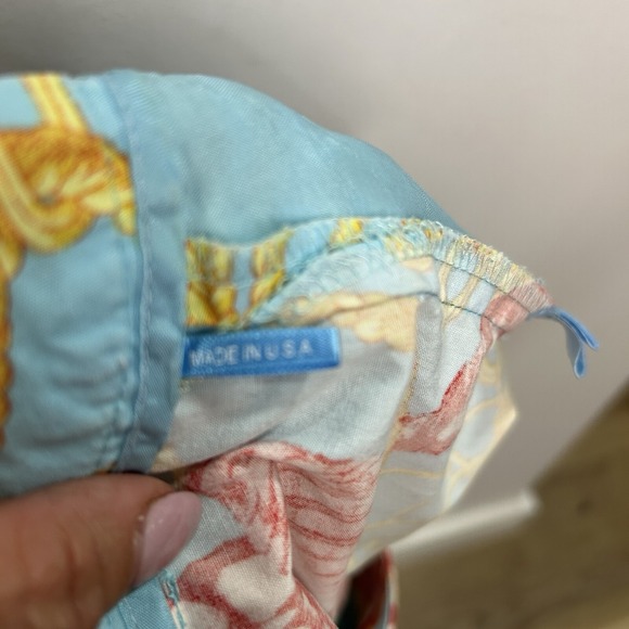 J McLaughlin Seashell Ocean Blue Size 4 - Picture 9 of 11